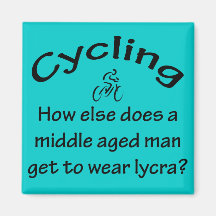 Cycling Man Magnet