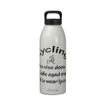 Cycling Man Water Bottle