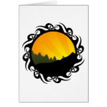 cycling : mountain rayz : greeting card