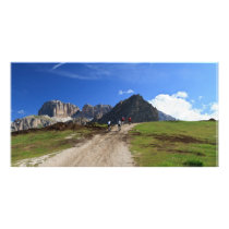 cycling on Dolomites Photo Cards