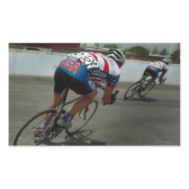 Cycling Race Rectangle Stickers