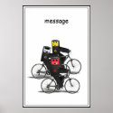 Cycling Recycle Bins posters