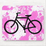 cycling silhouette mousepad