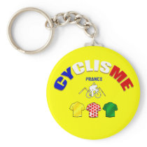 Cyclisme France Cycling Gift Ideas Keychain