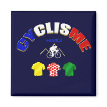 Cyclisme France Cycling Gift Ideas Refrigerator Magnet
