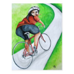 Cyclist - Kiss Goodbye Post Card