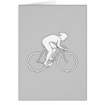 Cyclist Racer. Card