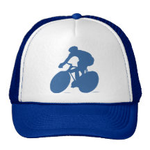 Cyclist Silhouette Hat