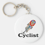 Cyclist T-shirts and Gifts. keychains