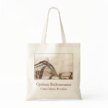 Cyclone Rollercoaster Budget Canvas Tote bags
