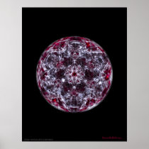 Cymatics: Metatron Cube Brainwave Sound Poster