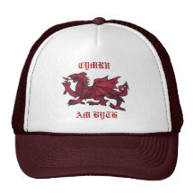 Cymru am byth trucker hat
