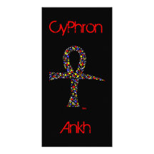 CyPhron Ankh Personalized Photo Card