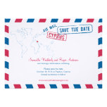 Cyprus Air Mail Wedding Save The Date Invites