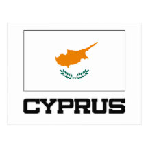 Cyprus Flag Postcard