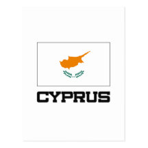 Cyprus Flag Postcards