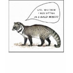 Cyril The Civet t-shirts