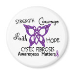 Cystic Fibrosis Celtic Butterfly 3 magnets