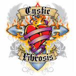 Cystic Fibrosis Cross & Heart photo sculptures