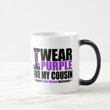 Cystic Fibrosis I Wear Purple For My Cousin Mugs