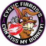 Cystic Fibrosis Kiss My Donkey photo sculptures