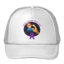 Cystic Fibrosis - Rosie The Riveter - We Can Do It Hat