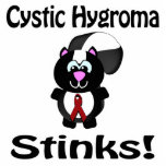 Cystic Hygroma Stinks Skunk Awareness Design photo sculptures