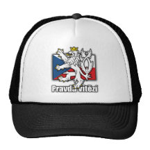 Czech Lion Coat of Arms Flag Hat