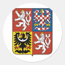 Czech Republic Coat of arms CZ Sticker