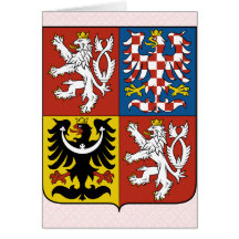 Czech Republic Coat of Arms detail Cards