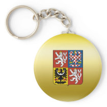 Czech Republic Coat of Arms Key Chain
