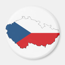Czech Republic CZ Refrigerator Magnets