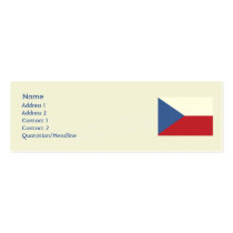 Czech Republic - Skinny business cards