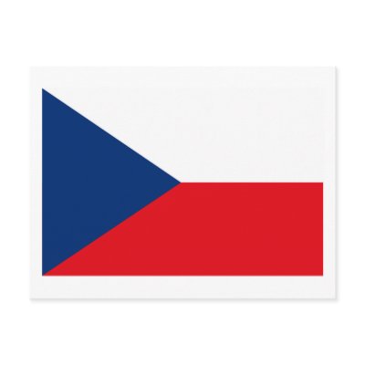 Czechoslovakia Flag Postcard by FlagTshirts
