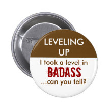D&D - Badass Pinback Buttons