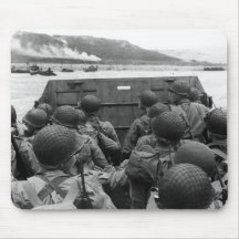 D-Day Soldiers In A Higgins Boat Mouse Pads