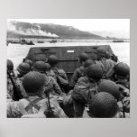 D-Day Soldiers In A Higgins Boat Print