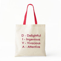 D - DelightfulI - IngeniousV - VivaciousA - Att... Bag