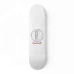 D.I.B. White Logo skateboards