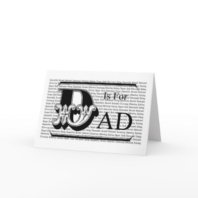 D is for Dad! Cards by Sylinden