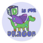 D is for Dragon Stickers