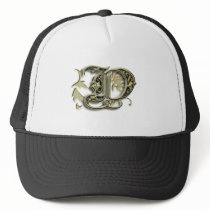 "D" monogram cap Hat