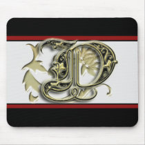 D monogram mouse pads