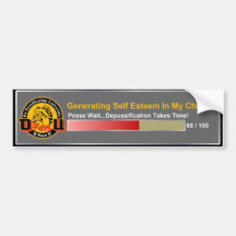 D Puss U Self-Esteem Generator Bumper Sticker