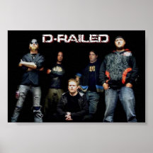 D-Railed Band Photo Posters