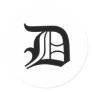 D-text Old English Stickers