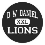 D W Daniel - Lions - Senior - Central stickers