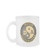 DA LOGO YIN YANG LOTUS FLOWER DOCTOR ACUPUNCTURE COFFEE MUG