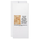 da Vinci Eye See More Clearly In Dreams Than Awake rack cards