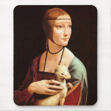 Da Vinci: Lady With The Ermine Mousepad